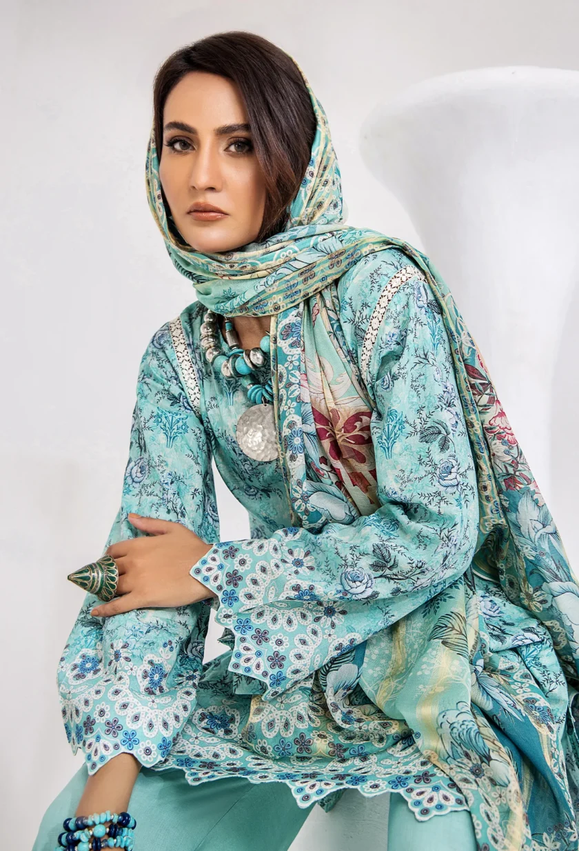 Adan's Libas Inara 3 Piece Suit 5663 - Image 4