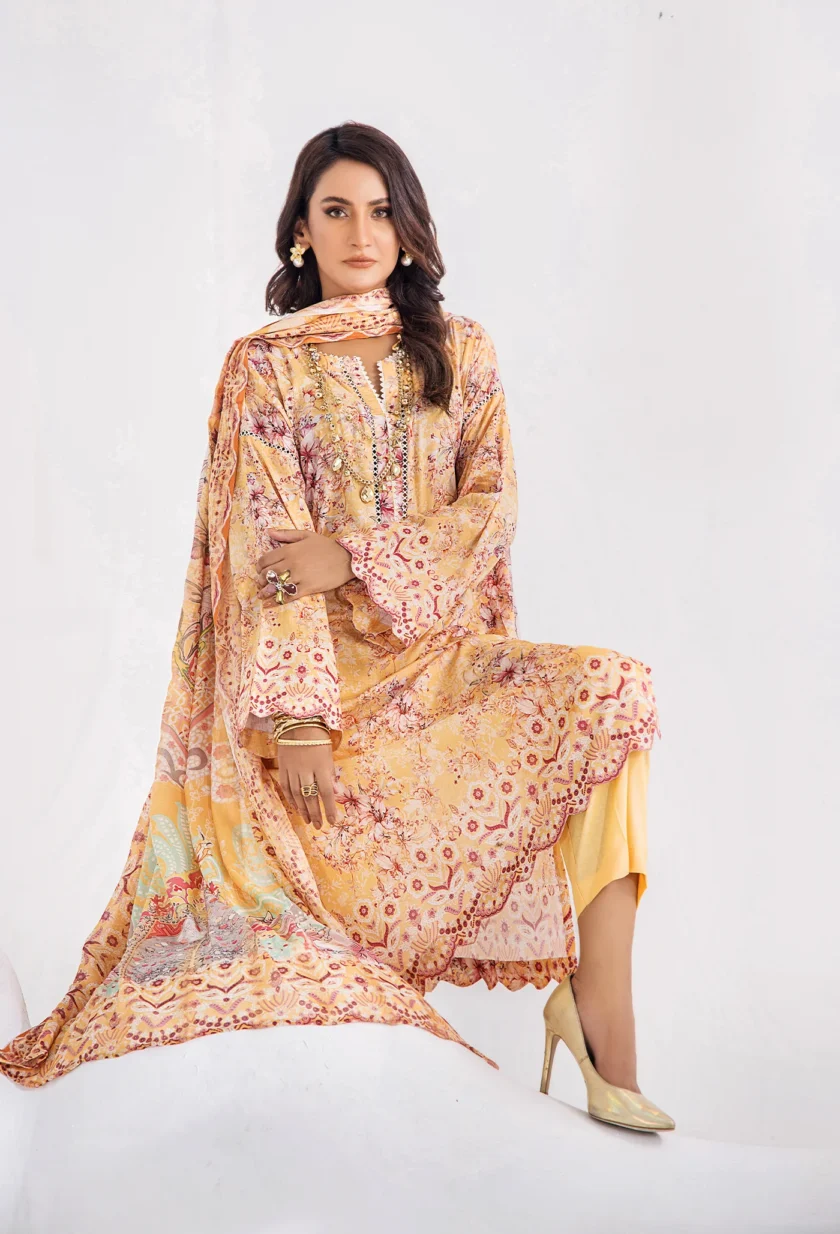 Adan's Libas Inara 3 Piece Suit 5664 - Image 4