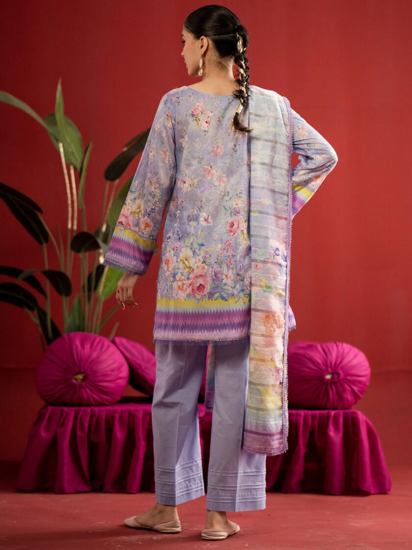 GullJee Jhill Mhill Light Purple 3 Piece Suit - Image 2