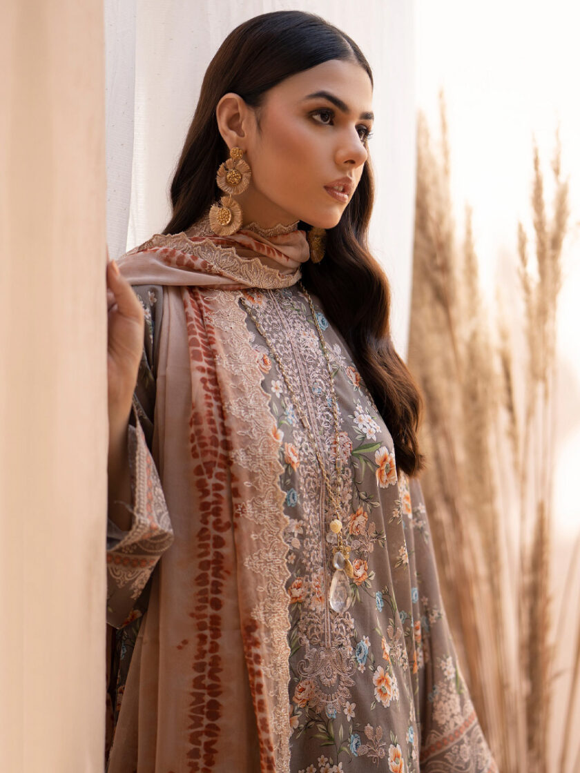 GullJee Mishaal Brown 3 Piece Suit - Image 2