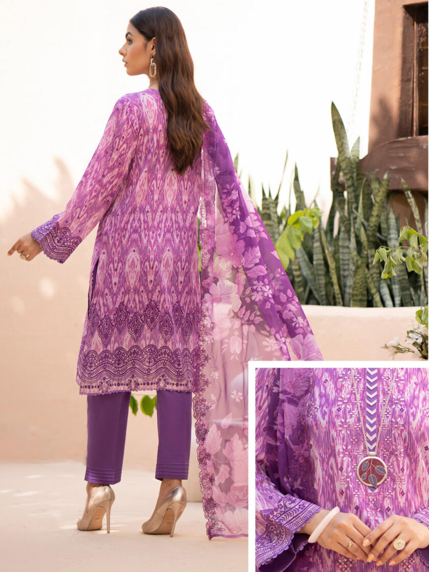 GullJee Mishaal Magenta 3 Piece Suit - Image 2