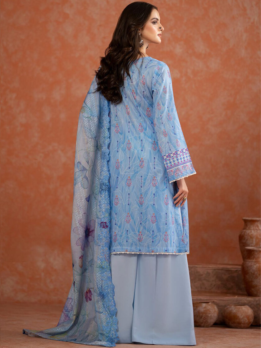 GullJee Ruhay Sukhan Blue 3 Piece Suit - Image 3