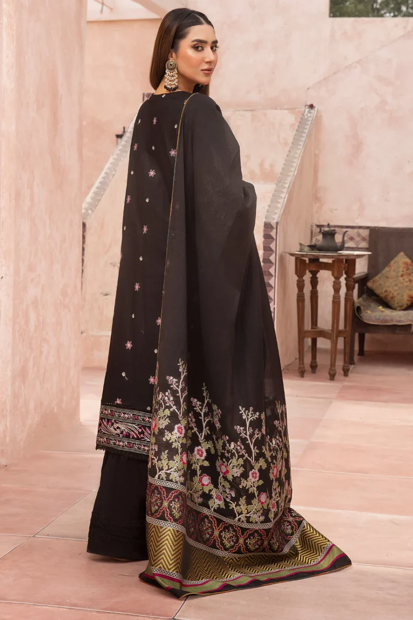 Johra Arzen 3 Piece Embroidered Lawn Suit JH-483 - Image 4
