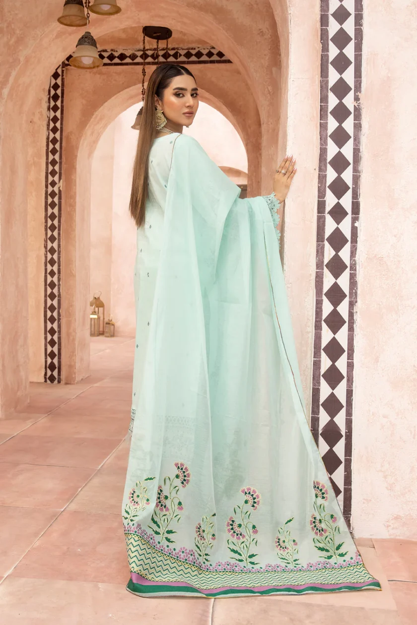 Johra Arzen 3 Piece Embroidered Lawn Suit JH-485 - Image 5