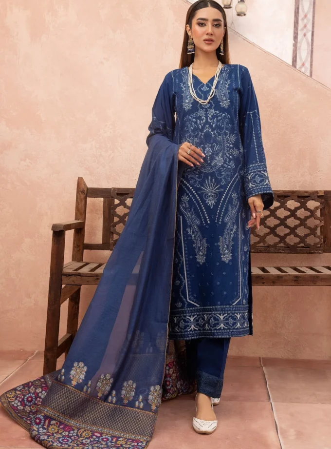 Johra Arzen 3 Piece Embroidered-Lawn-Suit-JH-480