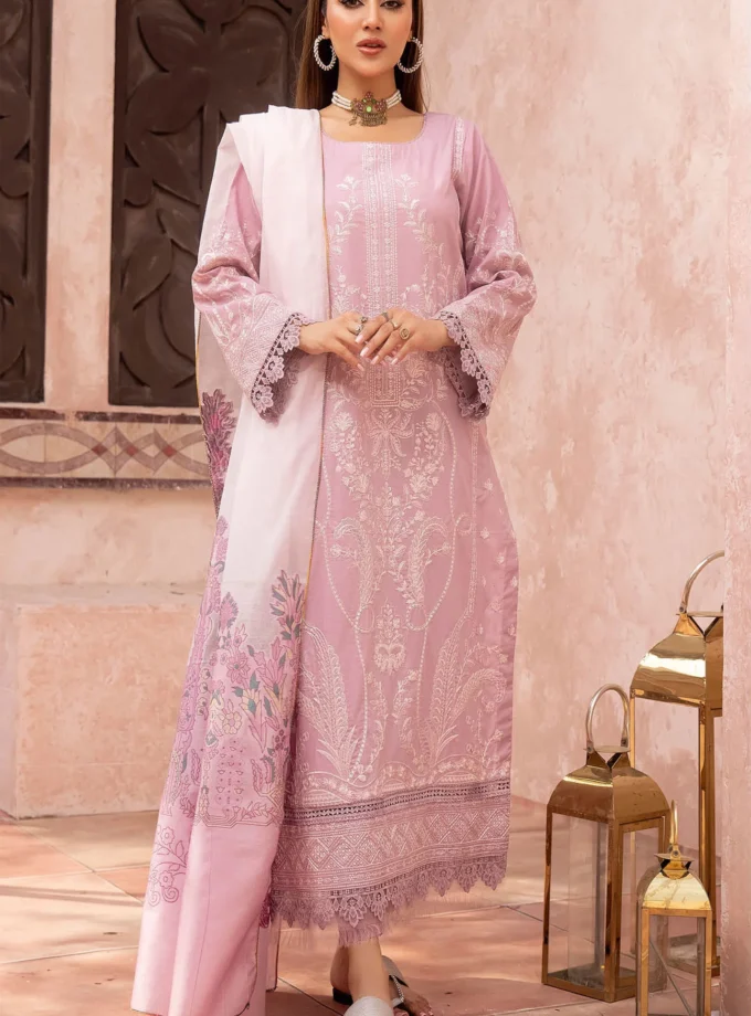 Johra Arzen 3 Piece Embroidered Lawn Suit JH-484