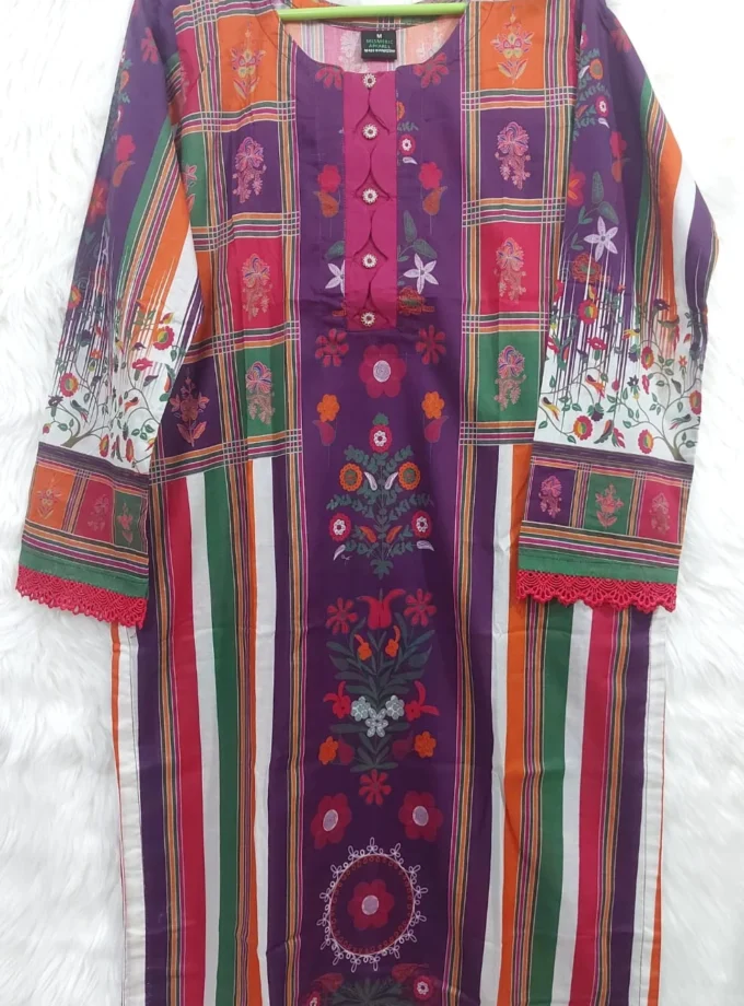 Stitched 3 Piece Lawn Suit Guljee Uroos GJU02