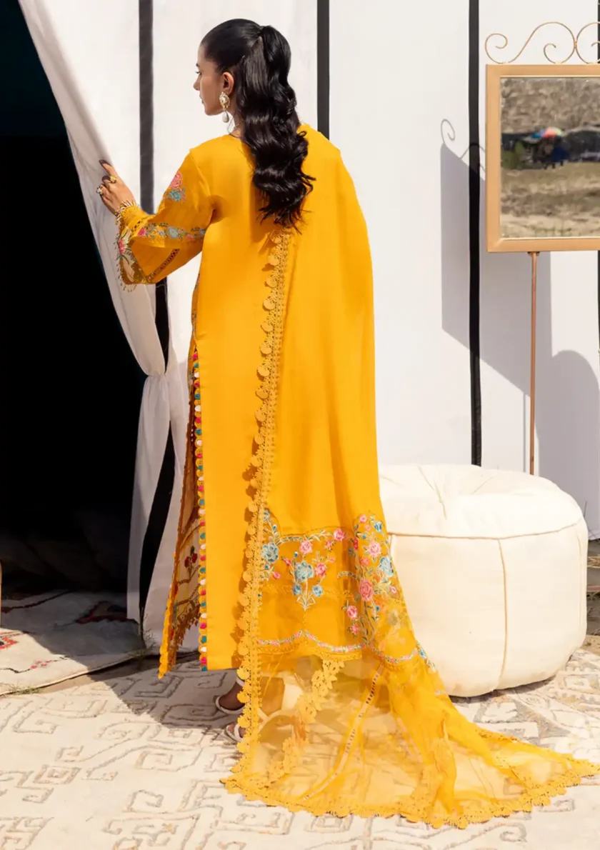 Parishay Janan 3 Piece Luxury Lawn Suit JL06 - Image 5