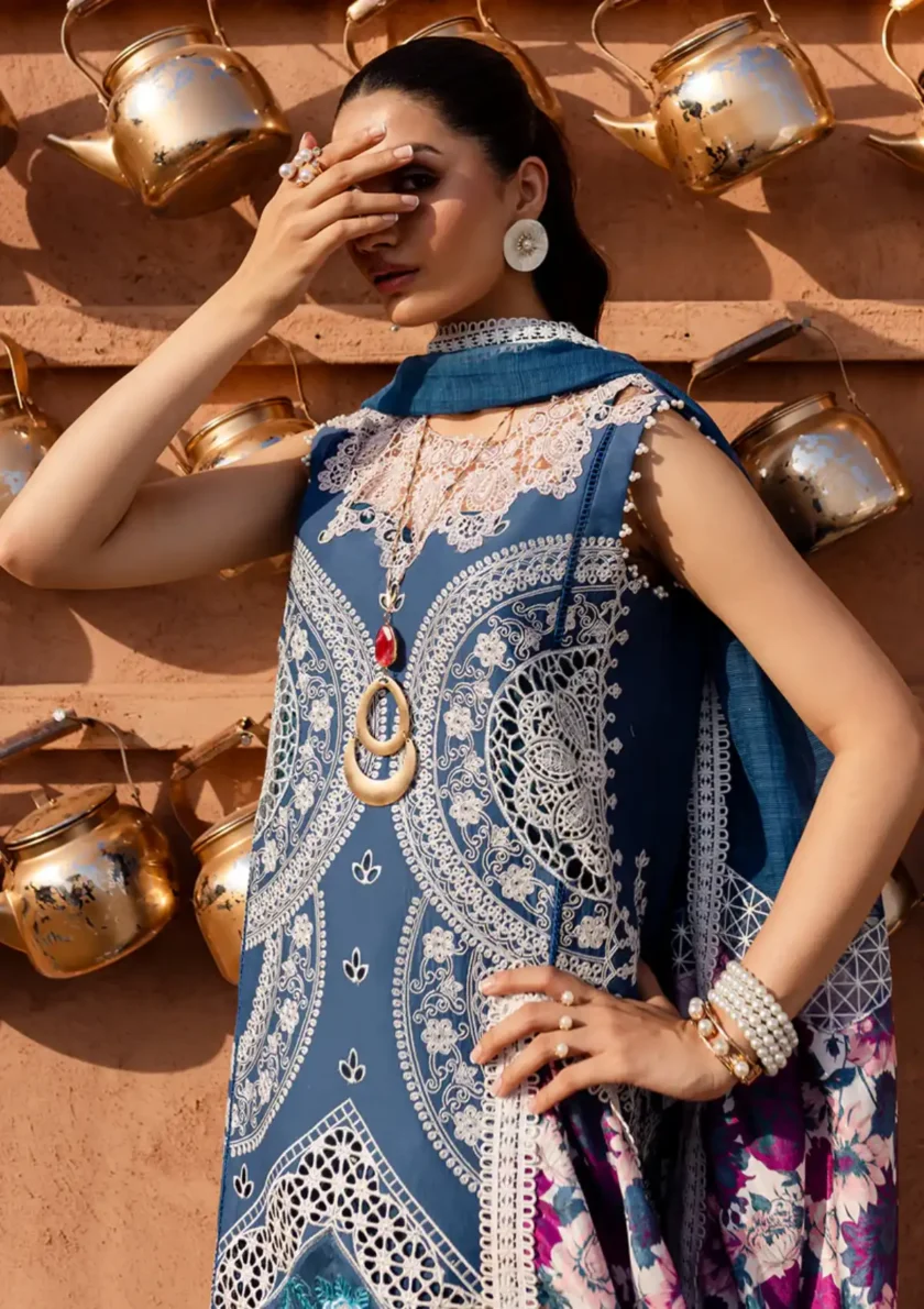 Parishay Janan 3 Piece Luxury Lawn Suit JL07 - Image 4