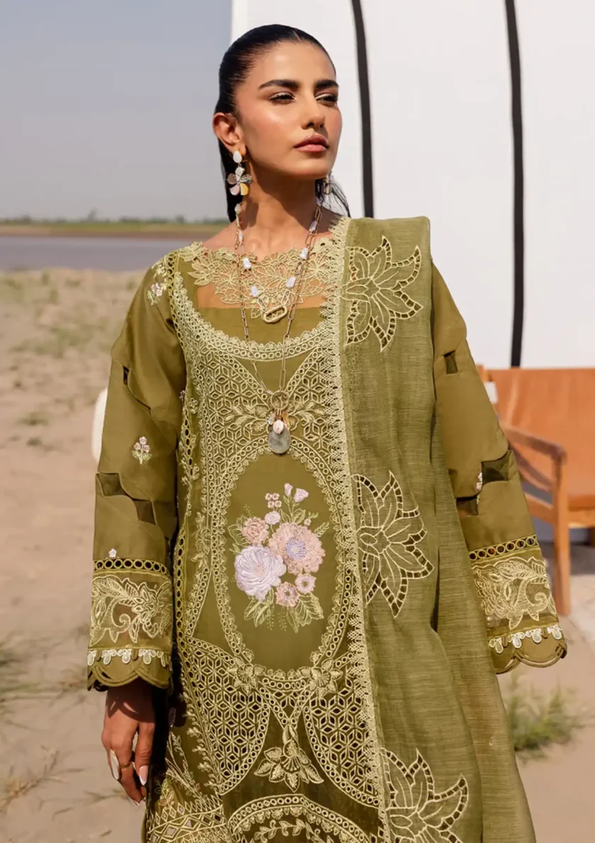 Parishay Janan 3 Piece Luxury Lawn Suit JL09 - Image 2