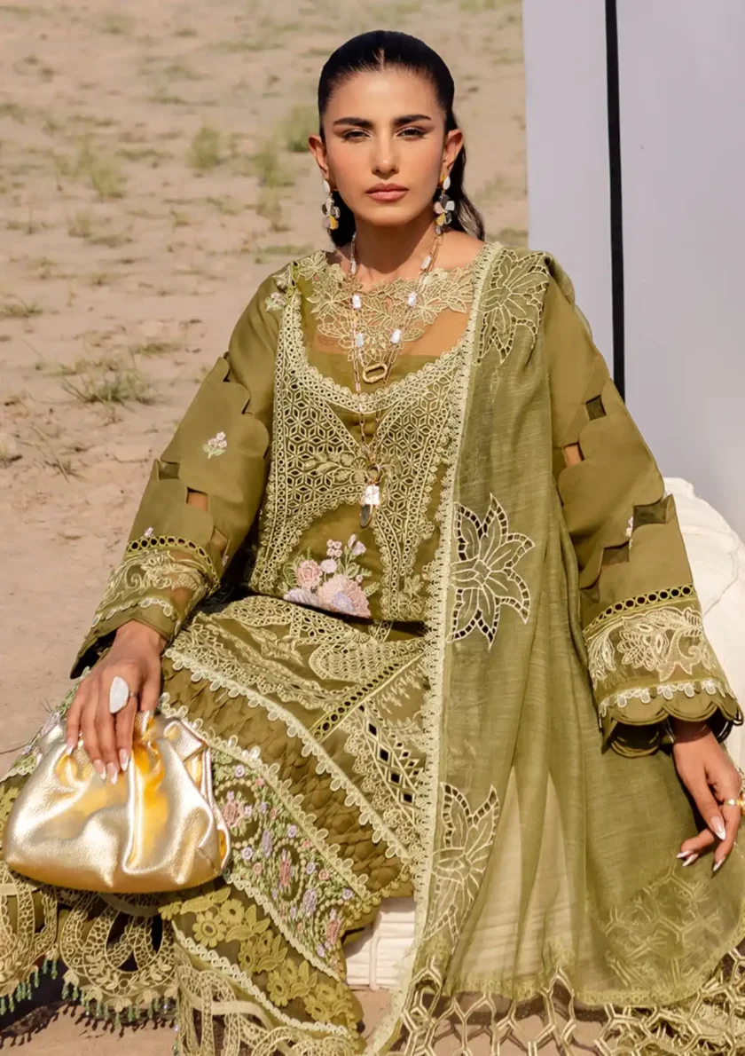 Parishay Janan 3 Piece Luxury Lawn Suit JL09 - Image 3