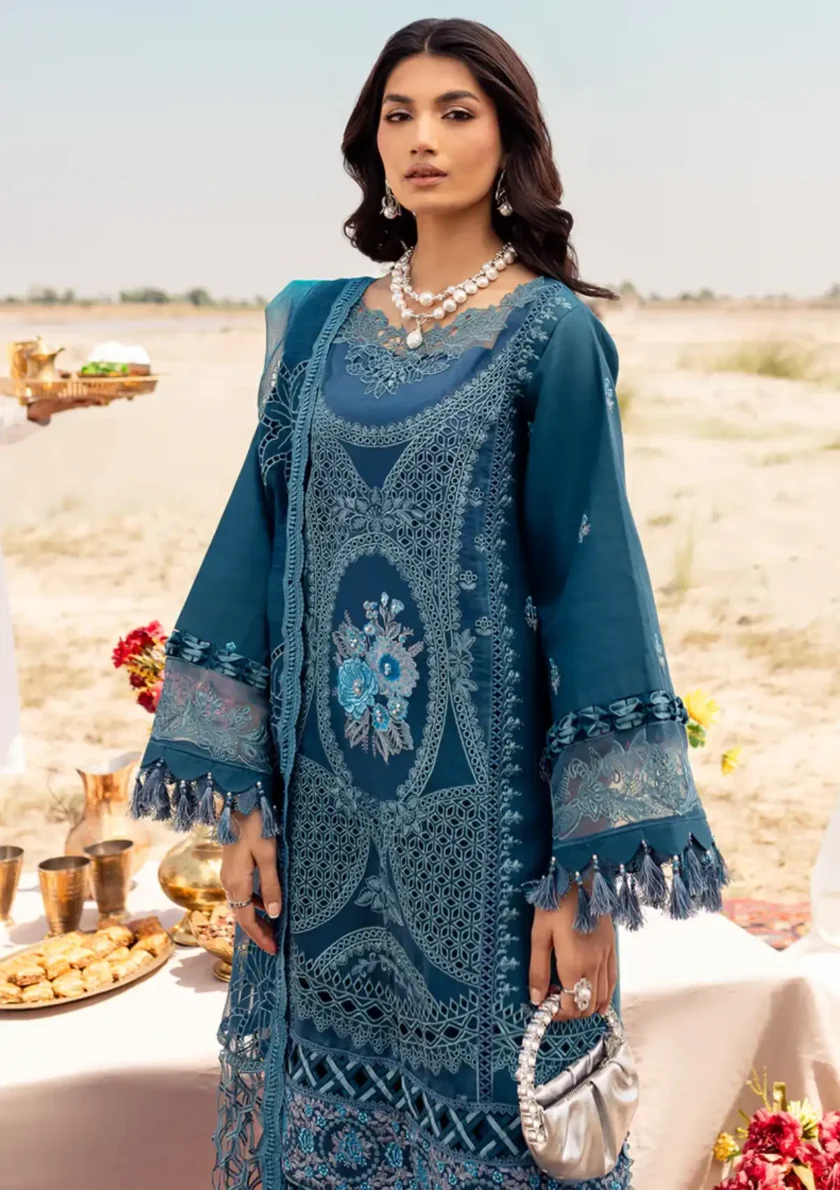 Parishay Janan 3 Piece Luxury Lawn Suit JL10 - Image 3