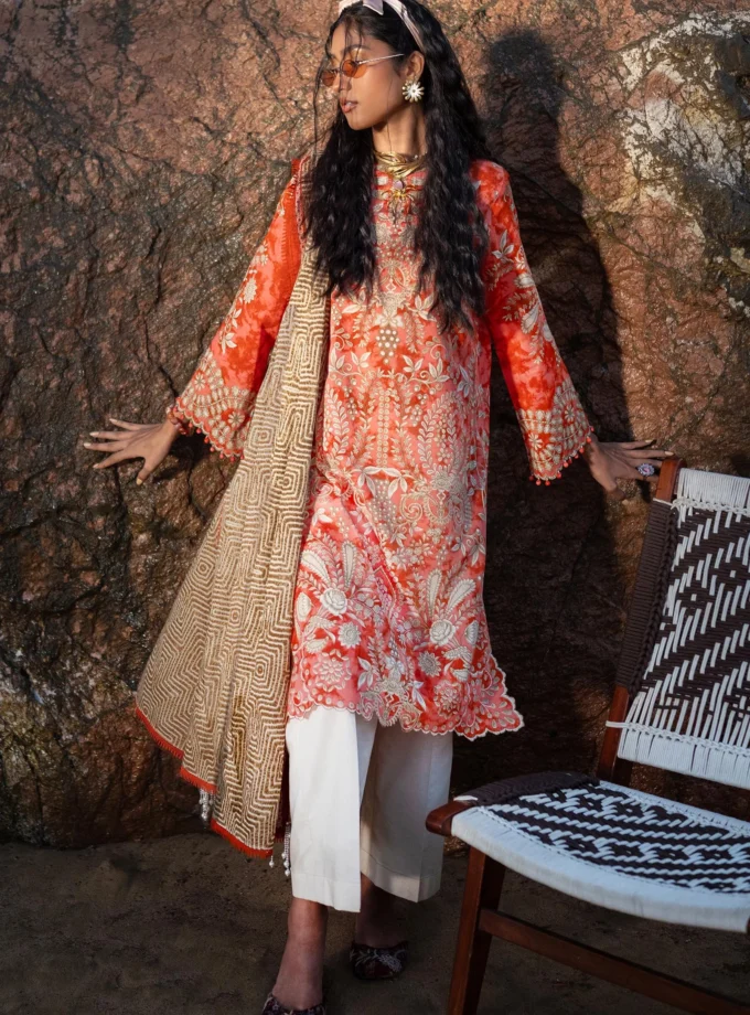 Sana Safinaz 2 Pcs Lawn Dress H2412BG