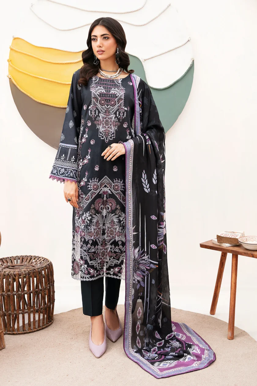 ramsha-mashaal-v2-3-pc-black-luxury-lawn-dress
