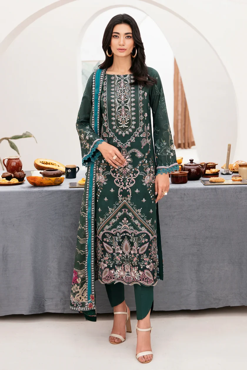 ramsha-mashaal-v2-3-pc-green-luxury-lawn-dress