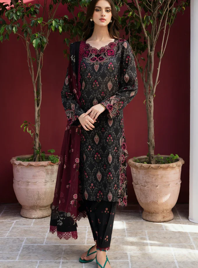 black-unstitched-3-piece-embroidered-lawn-dress-by-ramsha