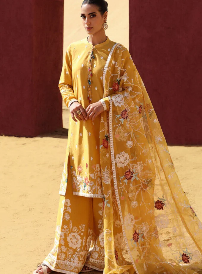 cross-stitch-unstitched-mustard-embroidered-lawn-dress