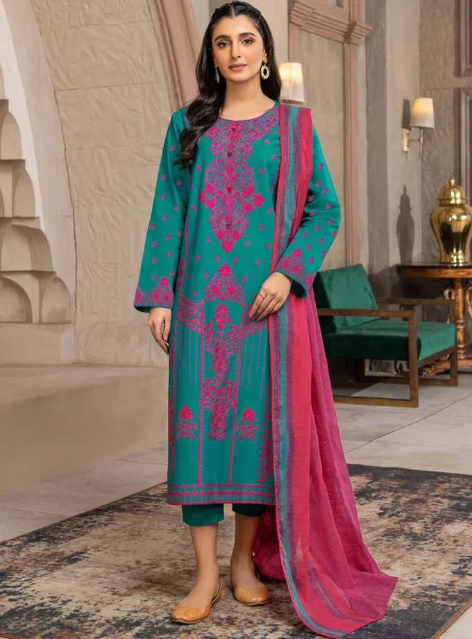 limelight-2-piece-green-embroidered-lawn-dress