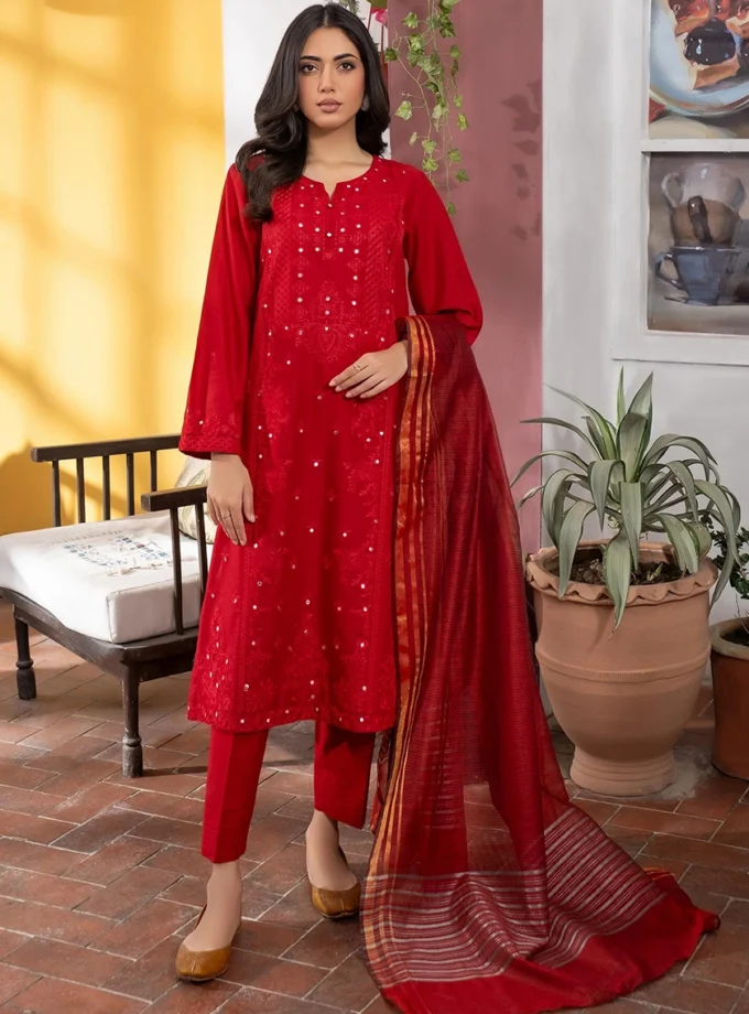 limelight-3-piece-red-embroidered-lawn-dress