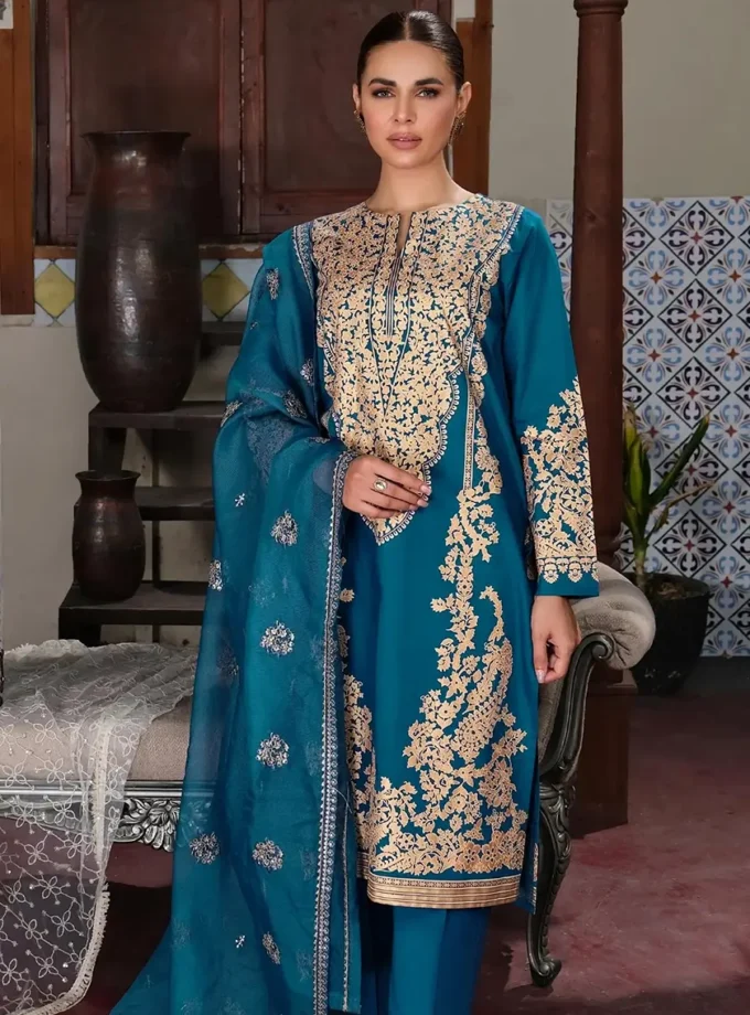 limelight-3-piece-turquoise-blue-lawn-dress