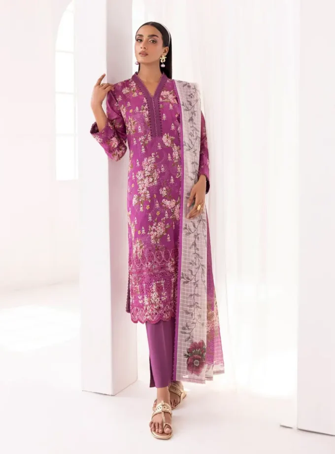 magenta-embroidered-chikankari-lawn-dress-printkari-by-nur
