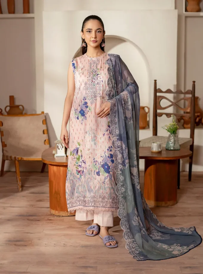 3 Piece Lawn Dress GullJee Rang Pasand RG01