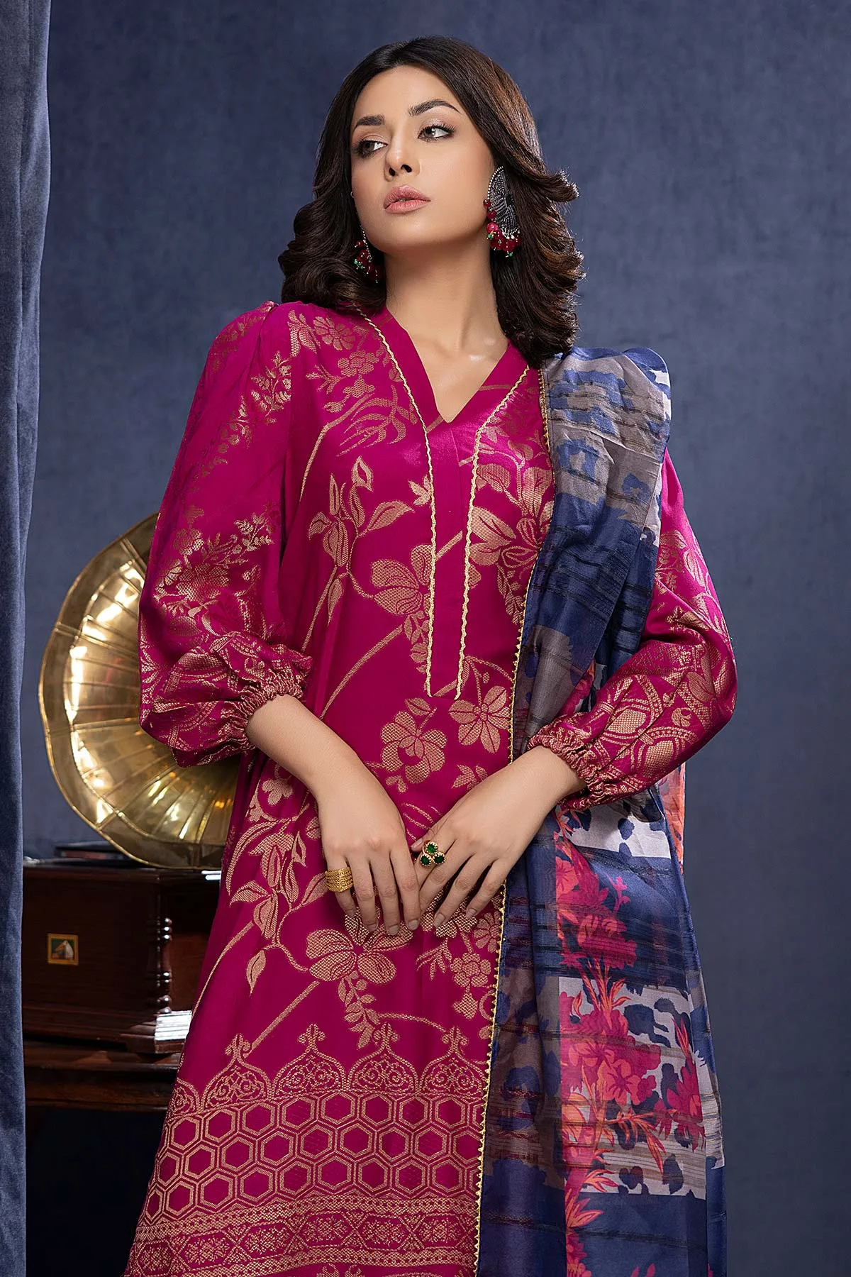 Charizma Stitched 3 Piece Dress - Image 3