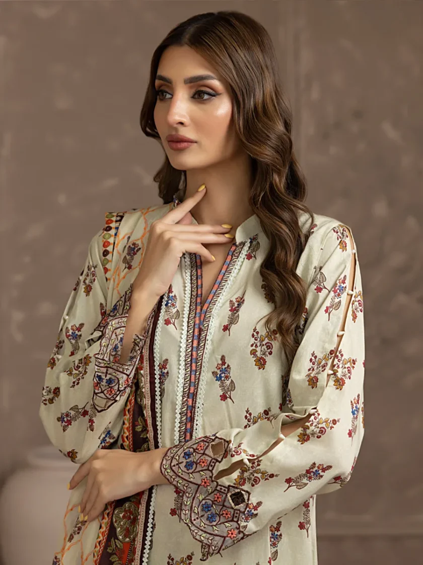 Regalia 3 Piece Lawn Dress EDCW10 - Image 2