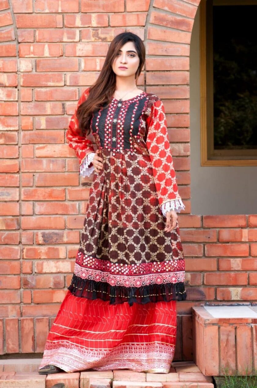 3Pc Unstitched Embroidered Jacquard Dress Glorious Fashion 2 - Image 4