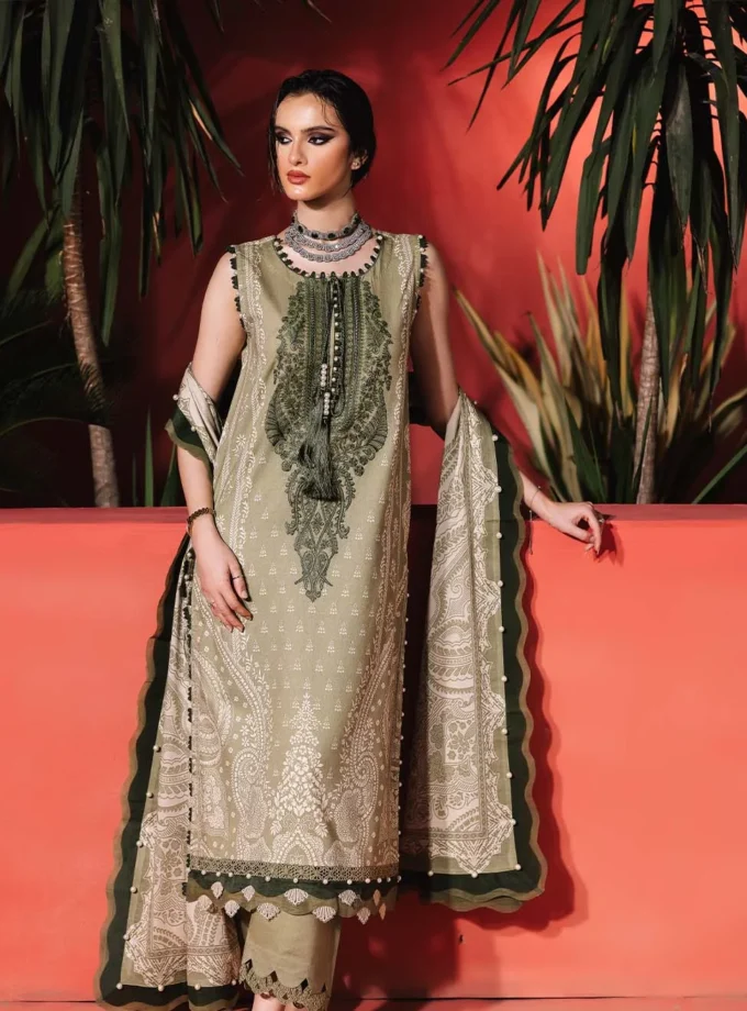 unstitched-3-piece-embroidered-lawn-dress-mehndi-jade-urbane