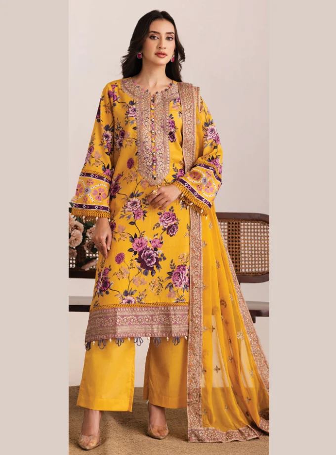 unstitched-3pc-embroidered-lawn-dress-johra-aazina-jh407