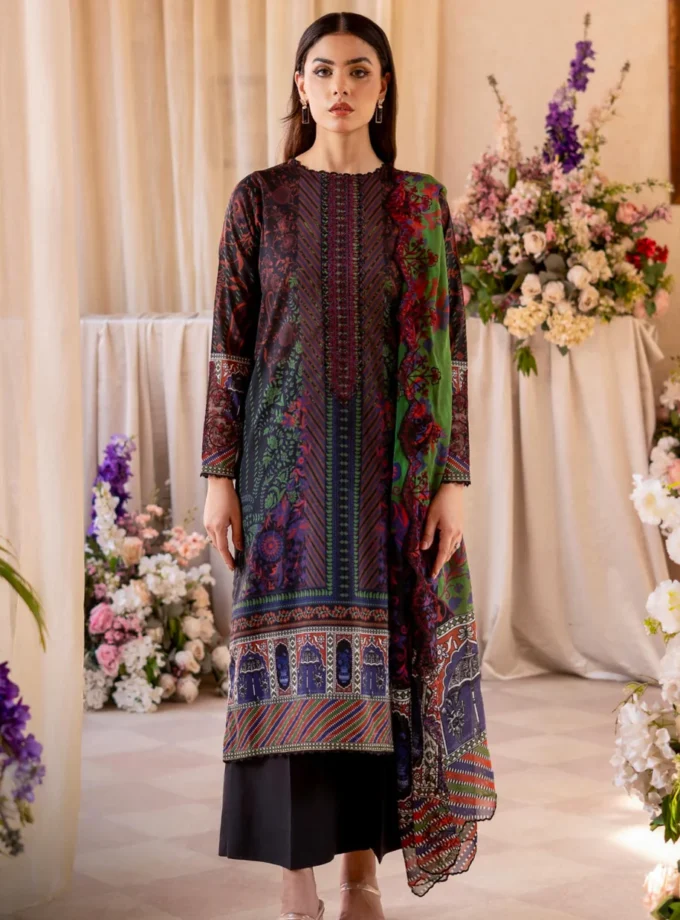 unstitched-3pc-printed-embroidered-lawn-dress-by-gulljee-rp912