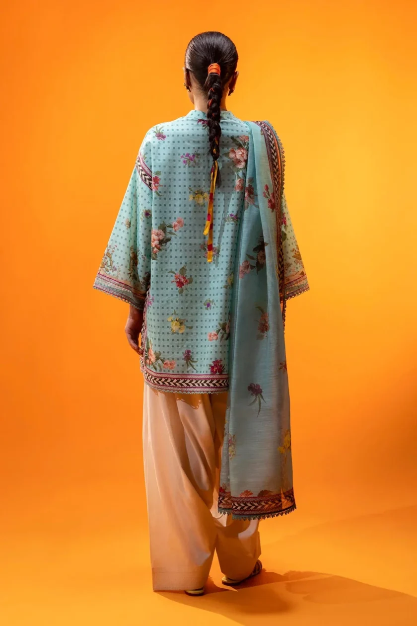 Unstitched 2Pc Lawn Dress by Sana Safinaz H252-008B-3DD - Image 3