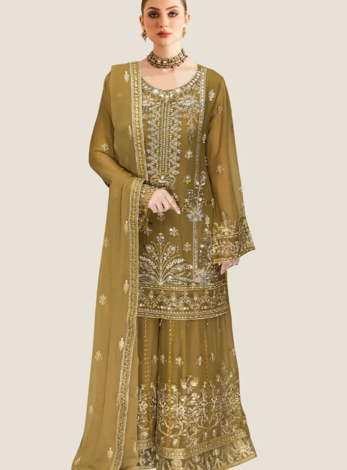 semi-stitched-3pc-embroidered-chiffon-sharara-dress-rg4