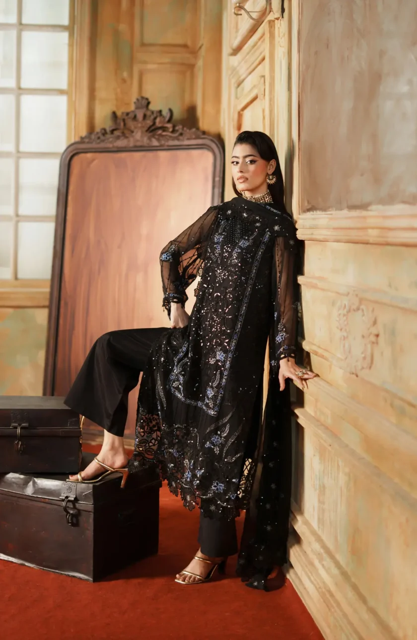 Zurgul by Zebtan Embroidered Organza Suits Unstitched 3 Piece ZB25ZF ZG-04 - Formals Collection main image 0